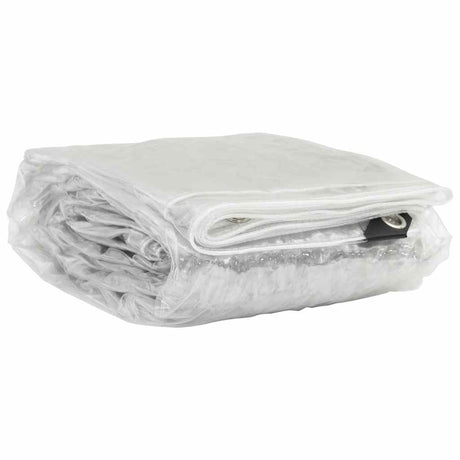 Vidaxx transparente Plane mit Ösen 3x4 m PVC