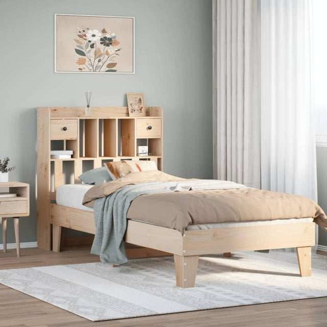 Vidaxl bedframe zonder matras massief grenenhout 90x190 cm