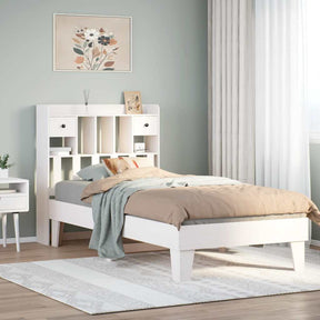 Vidaxl bedframe zonder matras massief grenenhout wit 90x190 cm