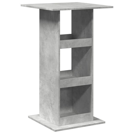 Vidaxl bartafel met opbergruimte 60x60x102 cm bewerkt hout betongrijs