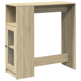 Vidaxl bartafel met rekken 101x40x103,5 cm hout sonoma eikenkleur