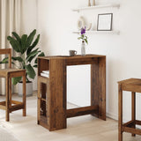 Vidaxl bartafel met rekken 101x40x103,5 cm bewerkt hout oud houtkleur