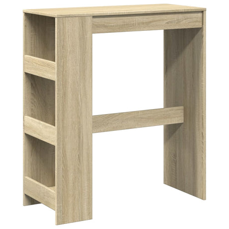 Vidaxl bartafel met rekken 90x40x103,5 cm hout sonoma eikenkleur