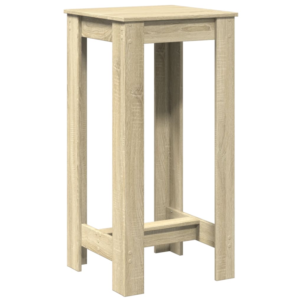 Vidaxl bartafel 51x50x103,5 cm bewerkt hout sonoma eikenkleurig