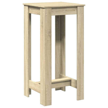 Vidaxl bartafel 51x50x103,5 cm bewerkt hout sonoma eikenkleurig