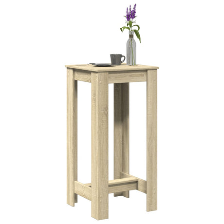 Vidaxl bartafel 51x50x103,5 cm bewerkt hout sonoma eikenkleurig