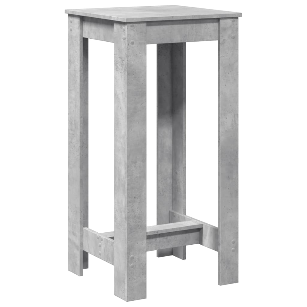 Vidaxl bartafel 51x50x103,5 cm bewerkt hout betongrijs