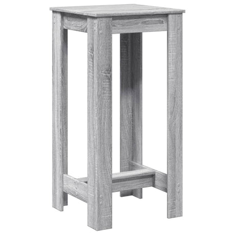 Vidaxl bartafel 51x50x103,5 cm bewerkt hout grijs sonoma eikenkleurig