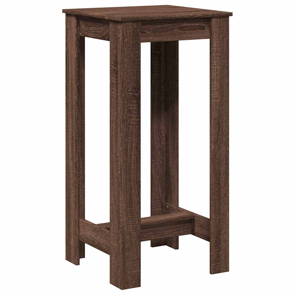 Vidaxl bartafel 51x50x103,5 cm bewerkt hout bruin eikenkleurig