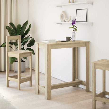 Vidaxl bartafel 102x50x103,5 cm bewerkt hout sonoma eikenkleurig