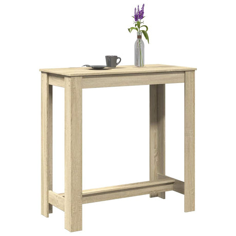 Vidaxl bartafel 102x50x103,5 cm bewerkt hout sonoma eikenkleurig