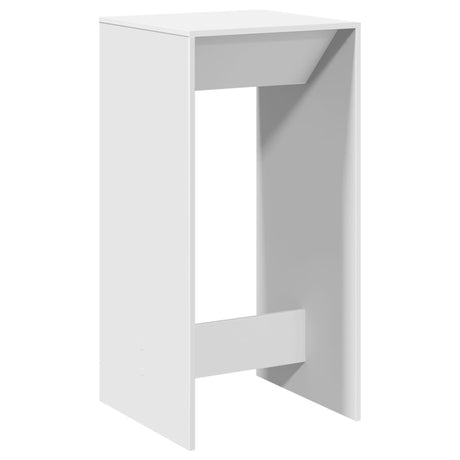 Vidaxl bartafel 51x50x103,5 cm bewerkt hout wit