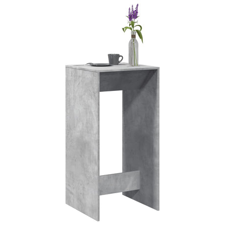 Vidaxl bartafel 51x50x103,5 cm bewerkt hout betongrijs