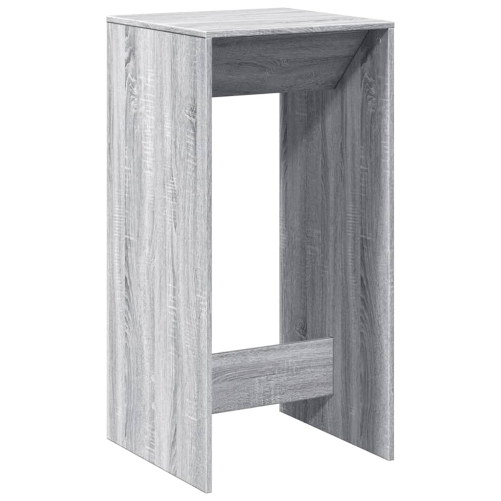 Vidaxl bartafel 51x50x103,5 cm bewerkt hout grijs sonoma eikenkleurig