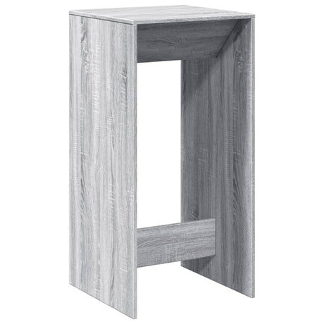 Vidaxl bartafel 51x50x103,5 cm bewerkt hout grijs sonoma eikenkleurig