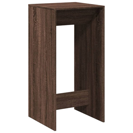 Vidaxl bartafel 51x50x103,5 cm bewerkt hout bruin eikenkleurig