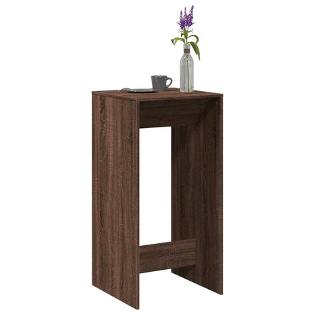 Vidaxl bartafel 51x50x103,5 cm bewerkt hout bruin eikenkleurig
