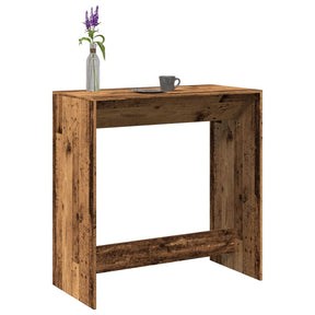 Vidaxl bartafel 102x50x103,5 cm bewerkt hout oud houtkleurig