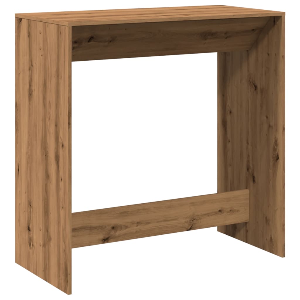 Vidaxl bartafel 102x50x103,5 cm bewerkt hout artisanaal eikenkleur