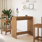 Vidaxl bartafel 102x50x103,5 cm bewerkt hout artisanaal eikenkleur