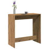 Vidaxl bartafel 102x50x103,5 cm bewerkt hout artisanaal eikenkleur