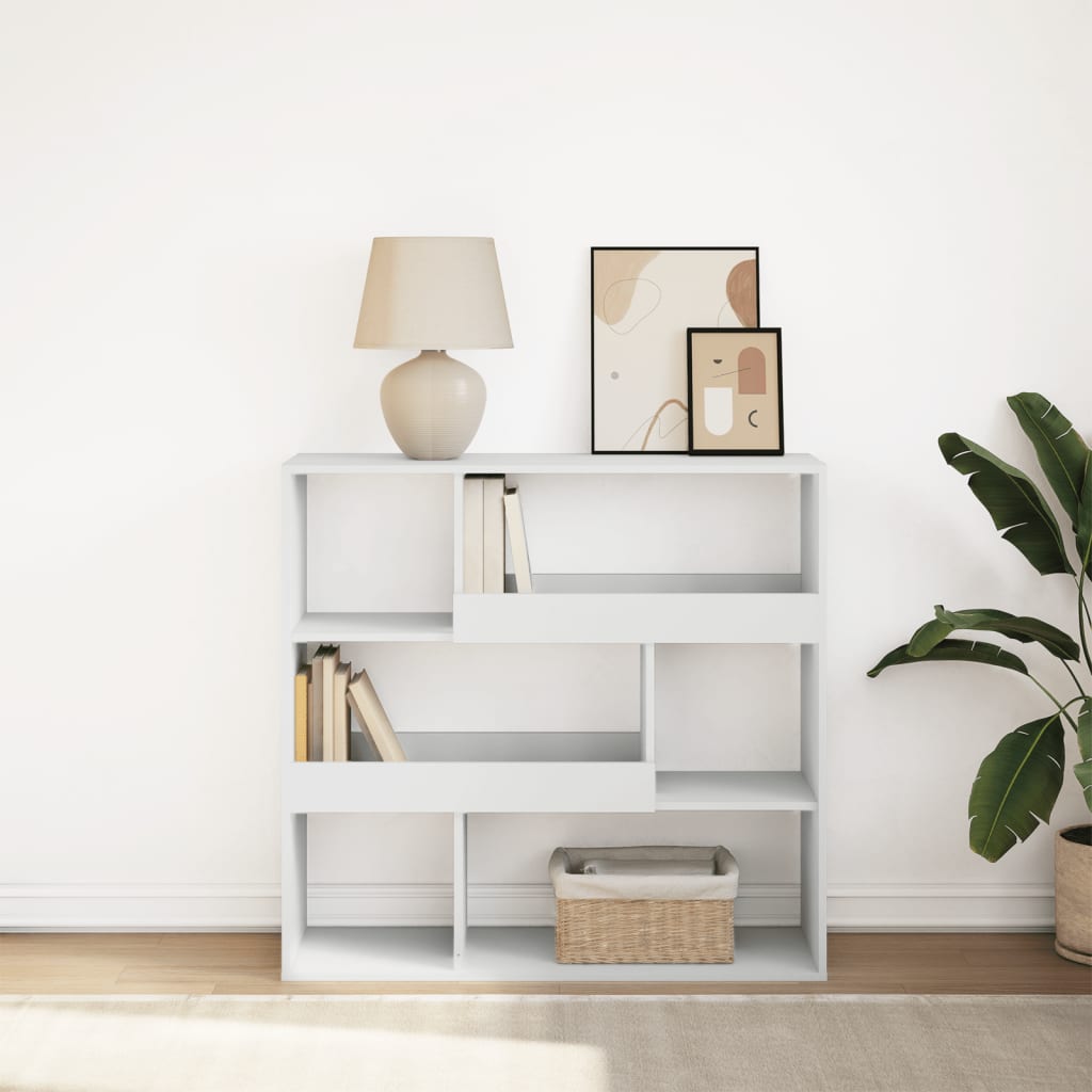 Vidaxl boekenkast kamerscherm 100x33x94,5 cm wit