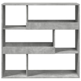 Vidaxl boekenkast kamerscherm 100x33x94,5 cm betongrijs