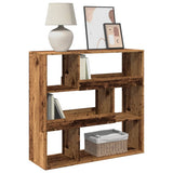 Vidaxl boekenkast kamerscherm 100x33x94,5 cm oud houtkleurig