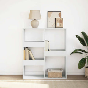 Vidaxl boekenkast kamerscherm 100x33x115 cm wit