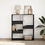Vidaxl boekenkast kamerscherm 100x33x115 cm zwart