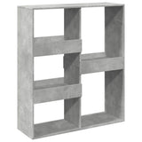 Vidaxl boekenkast kamerscherm 100x33x115 cm betongrijs