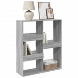Vidaxl boekenkast kamerscherm 100x33x115 cm grijs sonoma eikenkleur