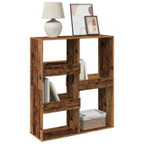 Vidaxl boekenkast kamerscherm 100x33x115 cm oud houtkleurig
