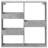 Vidaxl wandkast 80x15x80 cm bewerkt hout betongrijs