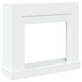 Vidaxl haardombouw 100x30x87,5 cm bewerkt hout wit