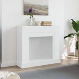 Vidaxl haardombouw 100x30x87,5 cm bewerkt hout wit