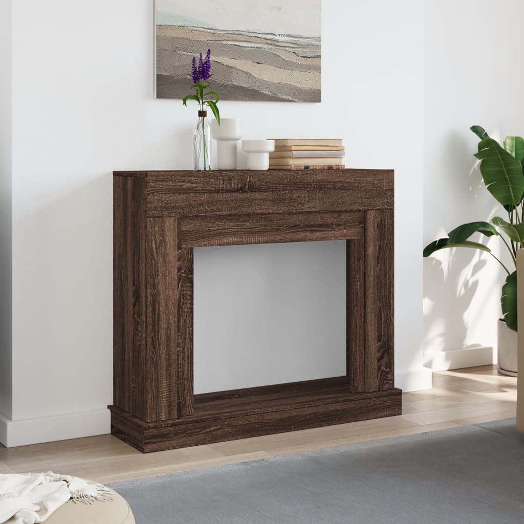 Vidaxl haardombouw 100x30x87,5 cm bewerkt hout bruin eikenkleurig