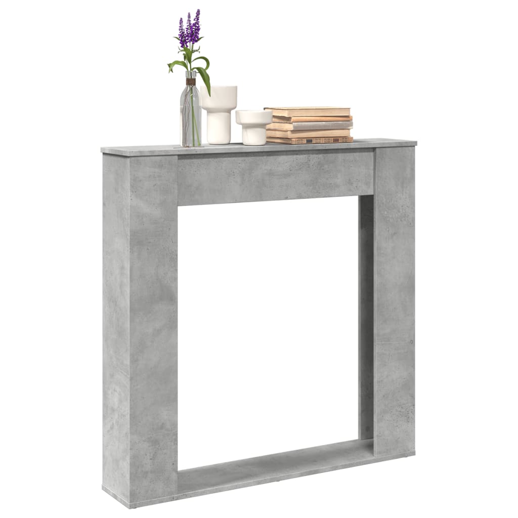 Vidaxl haardombouw 100x20x100 cm bewerkt hout betongrijs