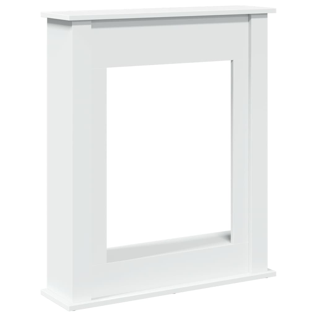 Vidaxl haardombouw 75x20x87,5 cm bewerkt hout wit