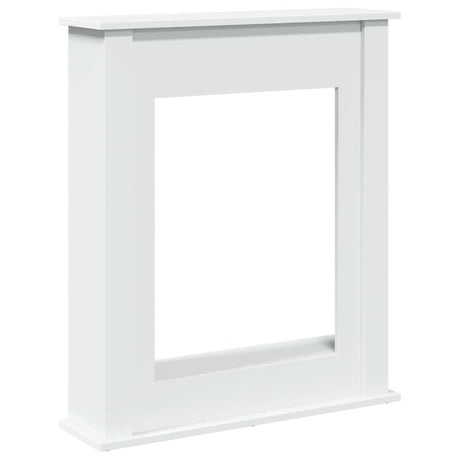 Vidaxl haardombouw 75x20x87,5 cm bewerkt hout wit