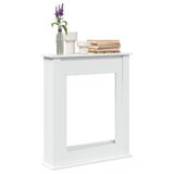 Vidaxl haardombouw 75x20x87,5 cm bewerkt hout wit