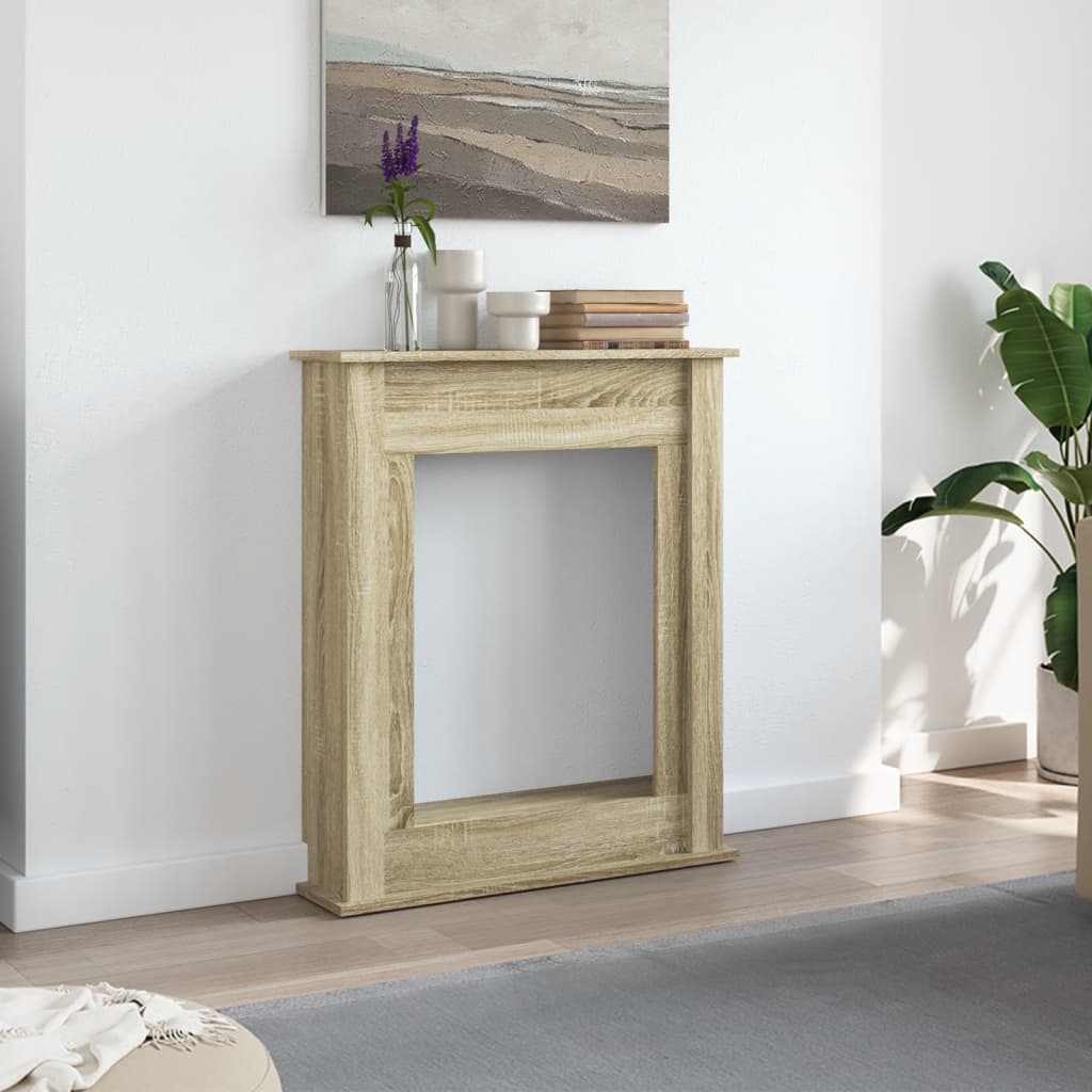 Vidaxl haardombouw 75x20x87,5 cm bewerkt hout sonoma eikenkleurig