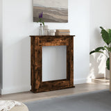 Vidaxl haardombouw 75x20x87,5 cm bewerkt hout gerookt eikenkleurig