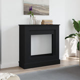 Vidaxl haardombouw 90x30x90 cm bewerkt hout zwart
