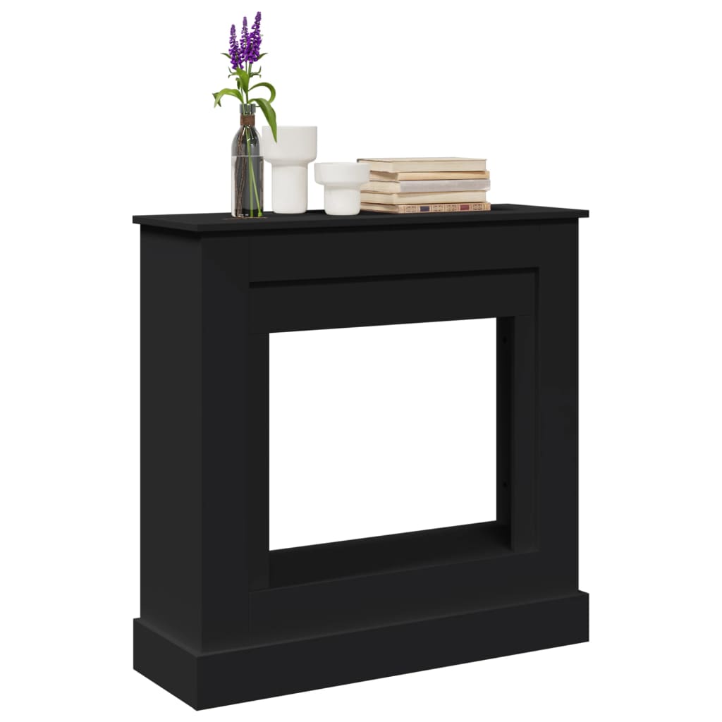 Vidaxl haardombouw 90x30x90 cm bewerkt hout zwart