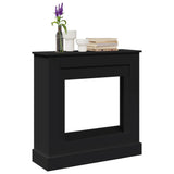 Vidaxl haardombouw 90x30x90 cm bewerkt hout zwart