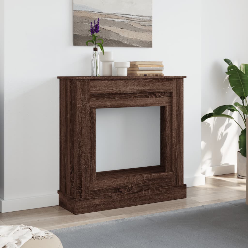 Vidaxl haardombouw 90x30x90 cm bewerkt hout bruin eikenkleurig