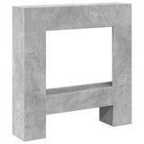 Vidaxx Kaminverkleidung 81x18x82 cm Holzwerkstoff Betongrau