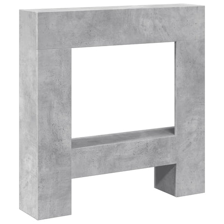 Vidaxx Kaminverkleidung 81x18x82 cm Holzwerkstoff Betongrau