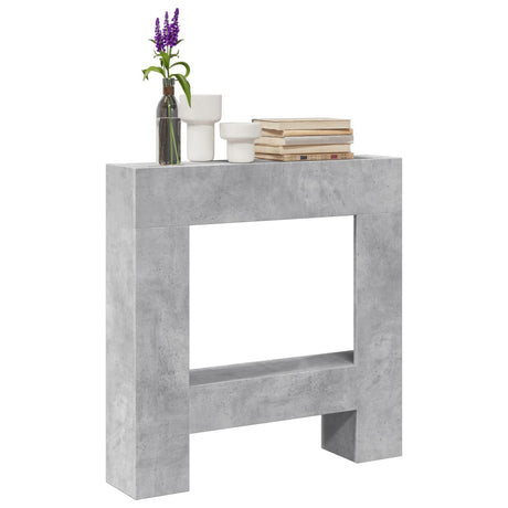 Vidaxx Kaminverkleidung 81x18x82 cm Holzwerkstoff Betongrau